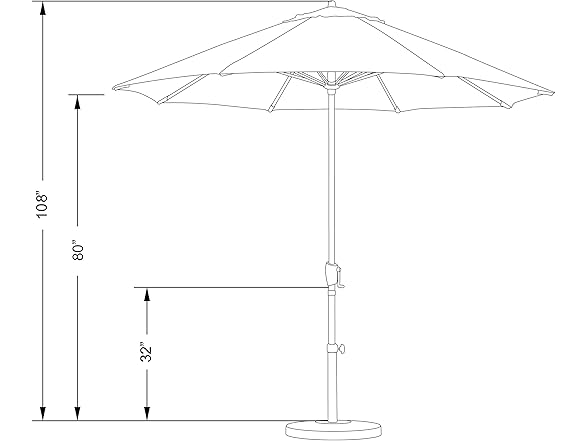 California Umbrella 9' Round