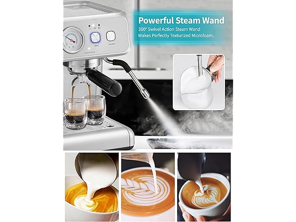 Gevi Espresso Machines with Grinder