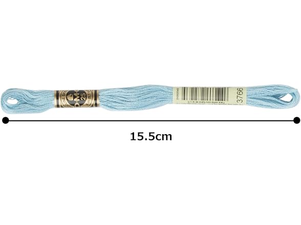 DMC 6-Strand Embroidery Cotton Floss, Light Peacock Blue