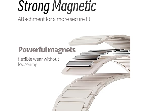 Miranzoa Magnetic Silicone watch band