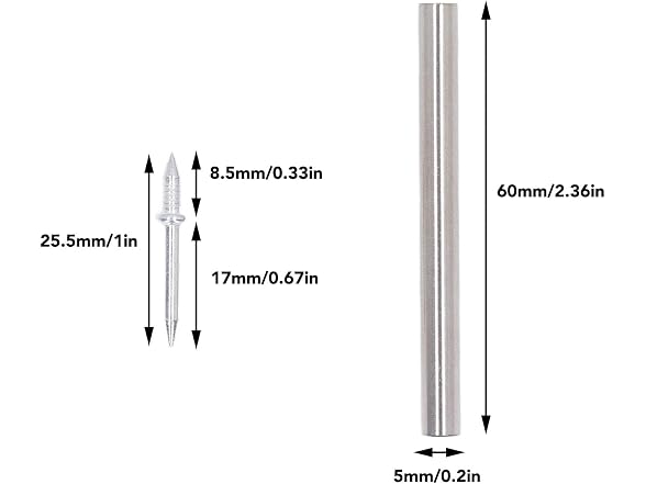 BORDSTRACT CON-40 100 Pcs Double-Head Skirting