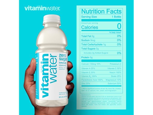 vitaminwater zero Squeezed, 20 fl oz
