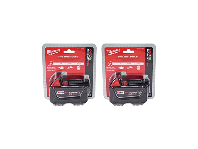 Milwaukee 48-11-1850R 5AhXC Battery 2 Pack