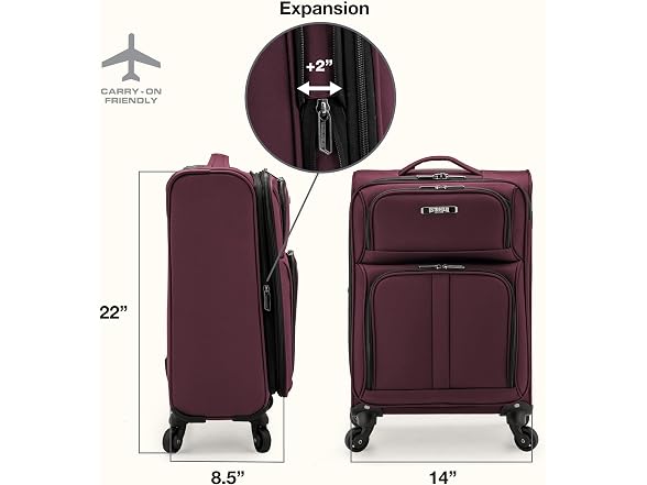 U.S. Traveler BH-1116 U.S. Traveler Anzio Softside Expand