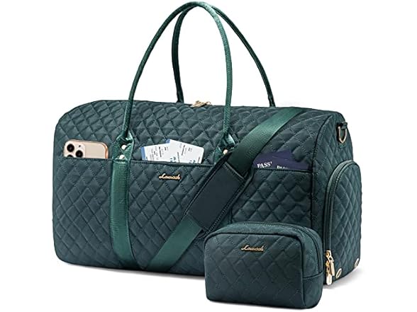 Travel Duffle Bag With Toiletry Bag
