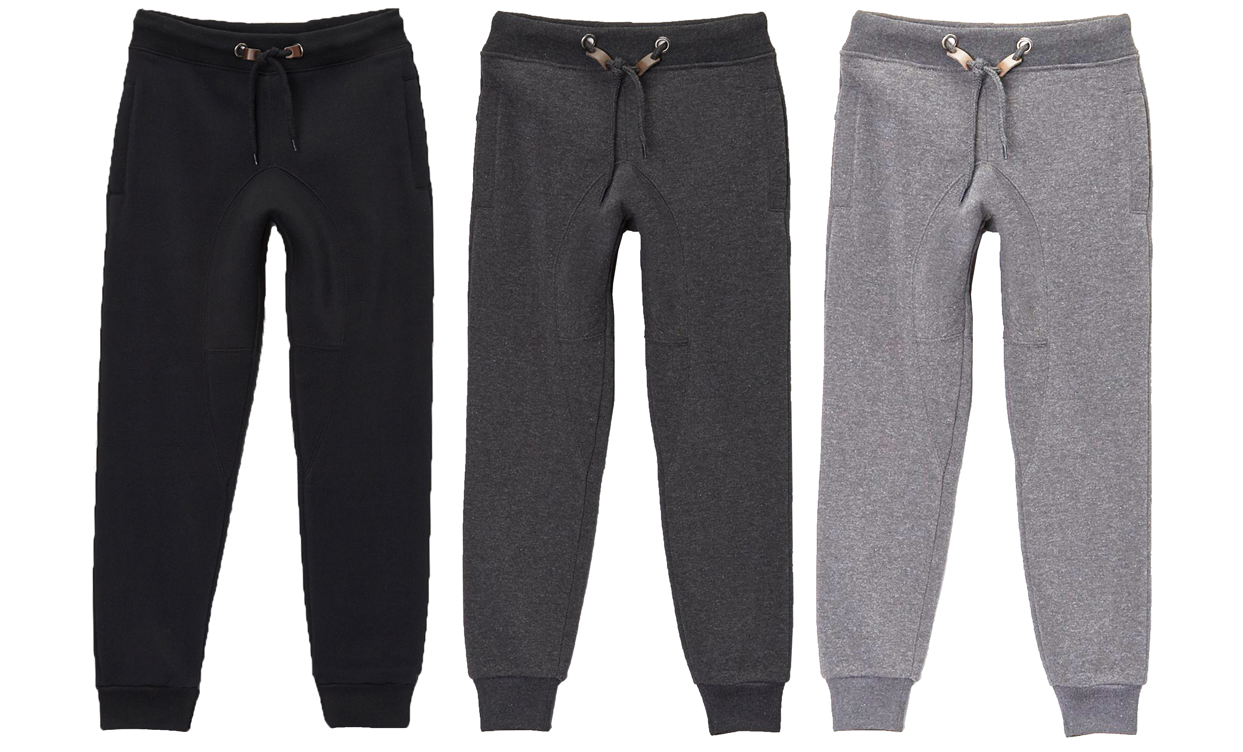 Boys 3PK Fleece Jogger Sweatpants - Gallery 14