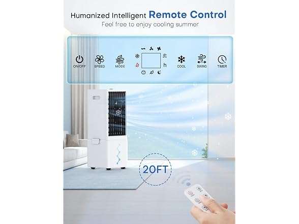 SKYICE JDAC69R 3-IN-1 Windowless Swamp Cooler