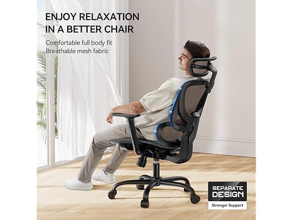 NOBLEWELL BC077025030064 Ergonomic office chair (Open Box)
