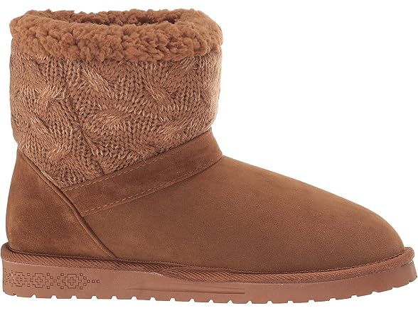 MUK LUKS Women's Alyx Snow Boot, Walnut 9