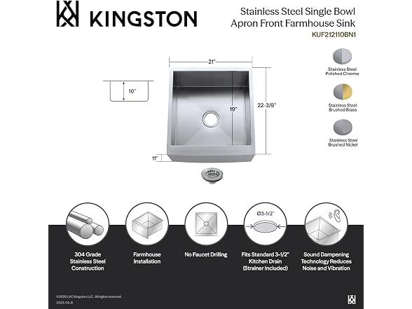 Kingston Brass Steel Sink