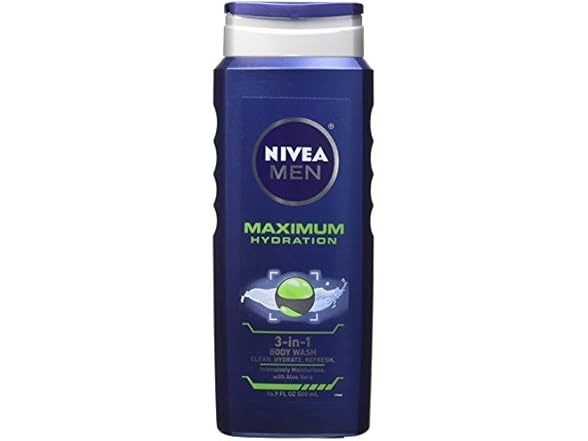 Nivea For Men Maximum Hydration 3-in-1 Body Wash - 16.9 oz