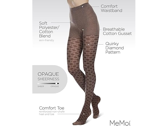 MeMoi Diamond Patterned Cotton Blend