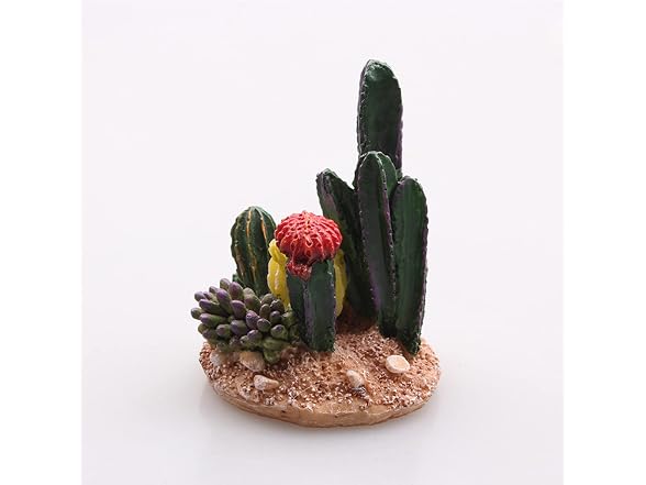 Succulents Cactus Plant Fish Tank Decoration
