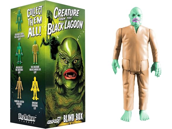 Super7 Creature from the Black Lagoon Blind Box Flat 12PK