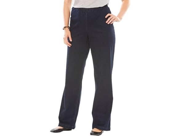 Woman Within Women (14 Tall) Fineline Jeans