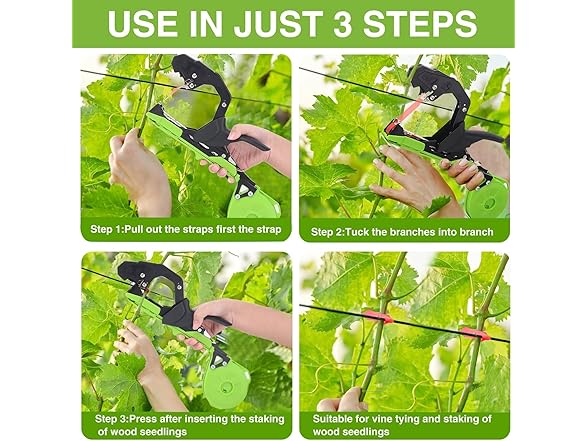 Plant Tying Machine & Garden Tape Gun