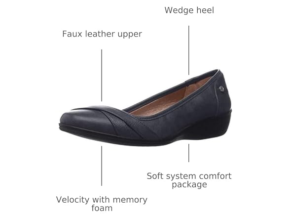 LifeStride Women's I-Loyal Shoe, Navy, 9.5 2W US