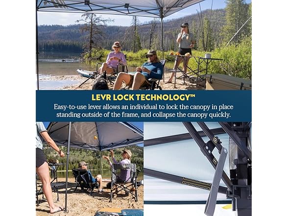 GCI Outdoor LevrUp Pop Up Canopy Tent, 8x8