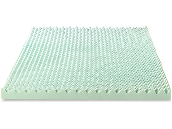 Best Price Mattress 4" Egg Crate Mattress Topper, Twin