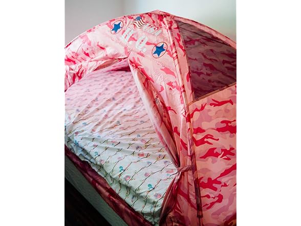 Pacific Play Tents 19781 Kids Pink Camo Bed Tent Playhouse