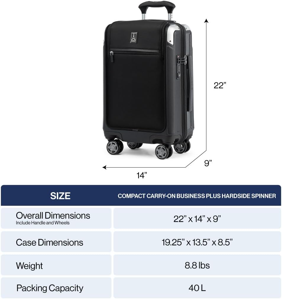 Travelpro Platinum Elite Hardside 20" Carry On w/ Laptop Pocket - Gallery 10