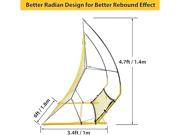 PodiuMax 2 in 1 Soccer Rebounder Net