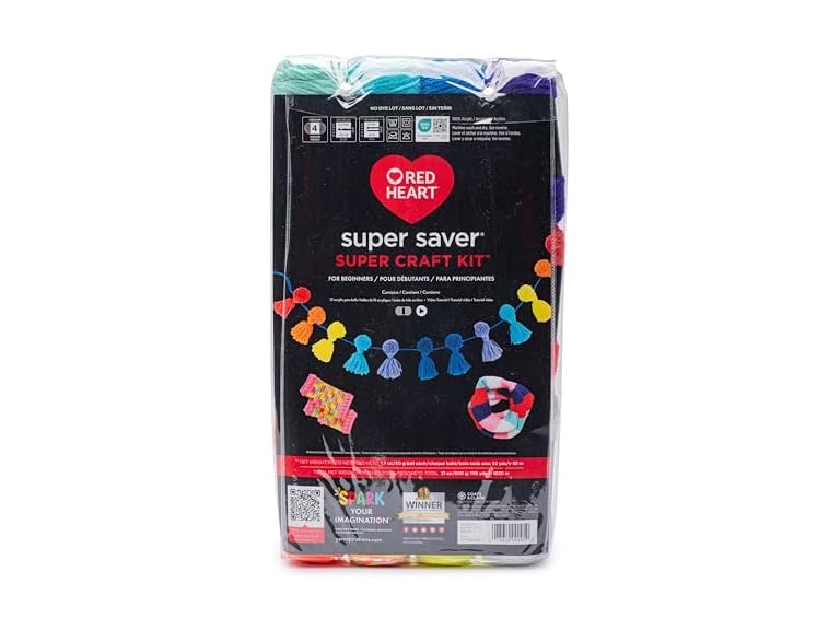 Red Heart Craft Kit, Brights