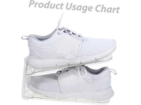 MUELODSIC 2pcs Shoe Slot Rack Storage