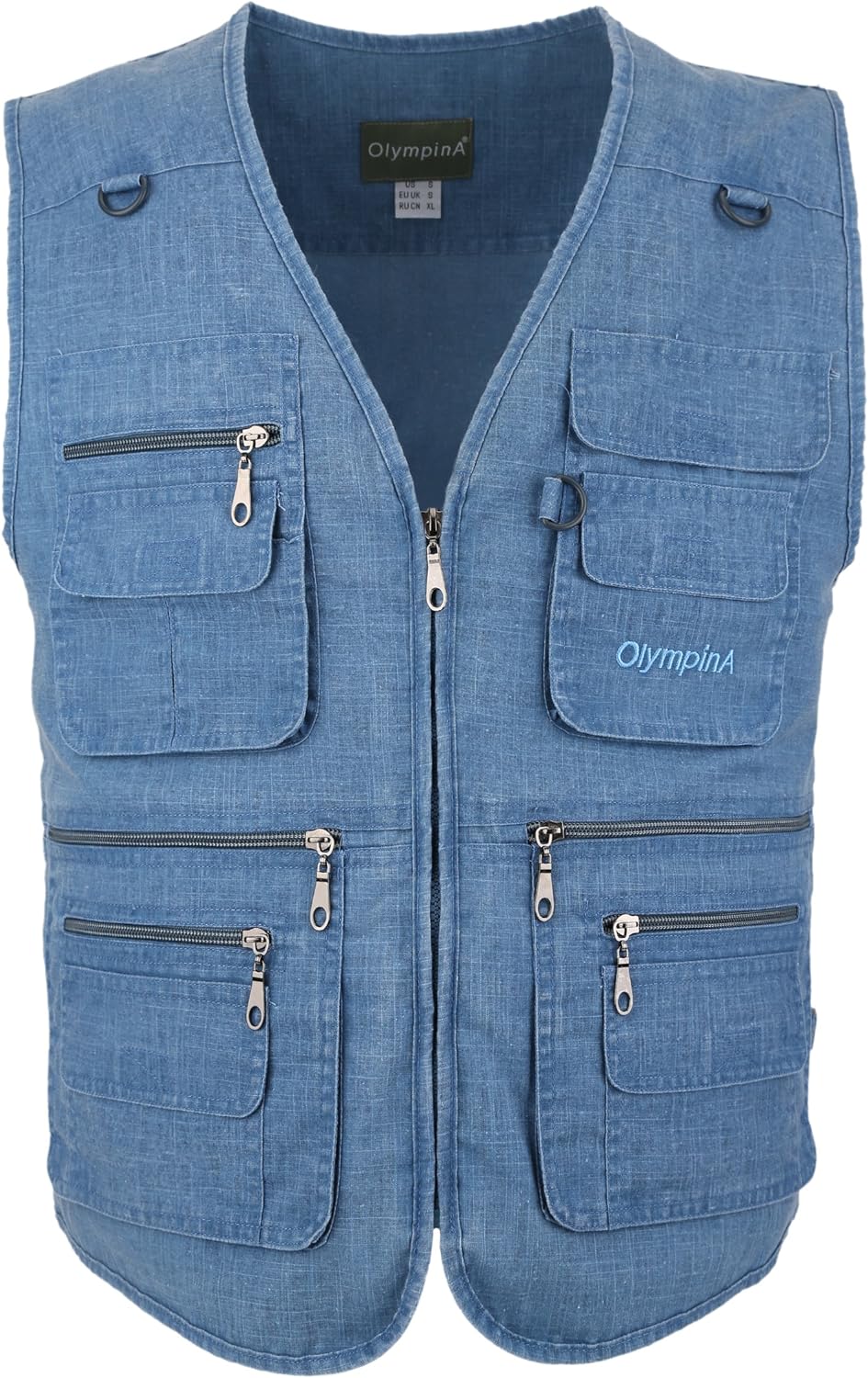 Poplin Outdoors Multi-Pockets Vest - Gallery 12