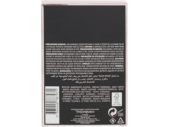 Yves Saint Laurent Black Opium Eau de Parfum, 90-mL