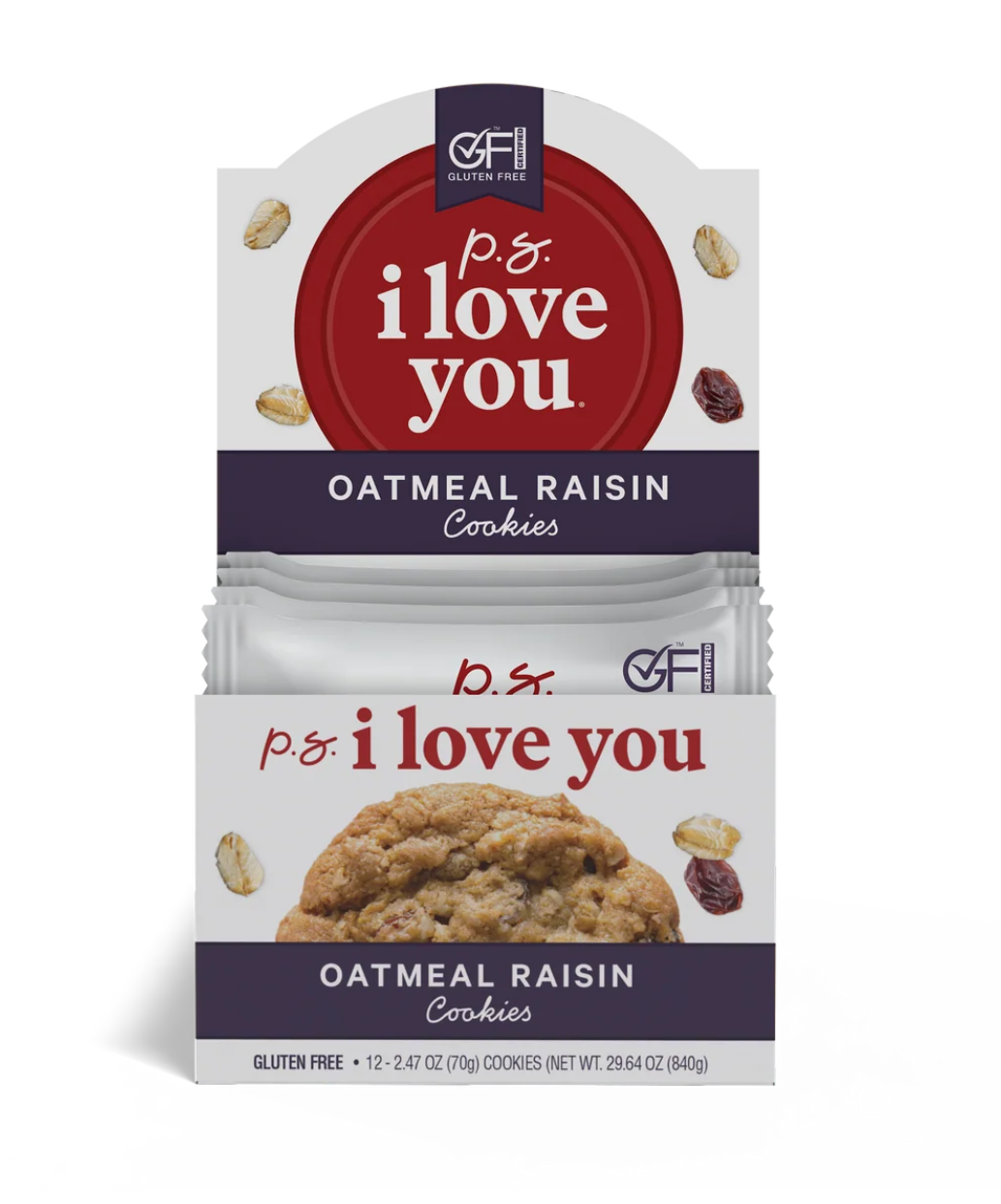 (12ct) Soft-baked Oatmeal Raisin Gluten-free Cookies - Gallery 8