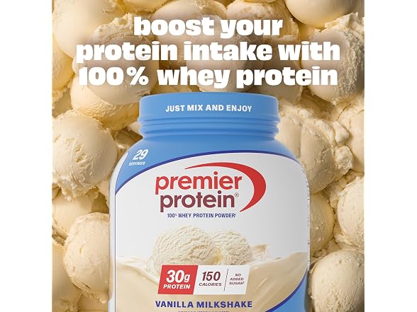 Premier Protein Whey Powder Vanilla 29 Servings