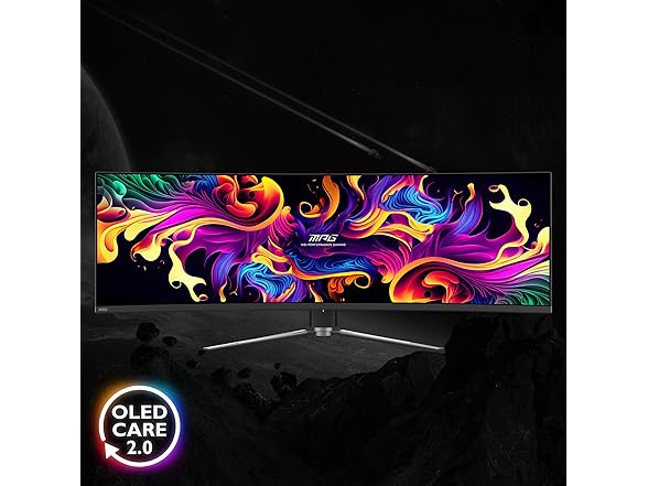MSI 49" QD-OLED Curved Monitor | 491CQP QD-OLED