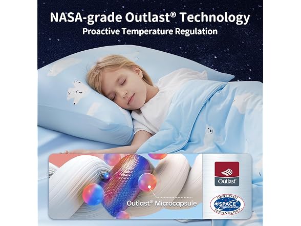 Dream Valley Cooling Kids Blanket Set