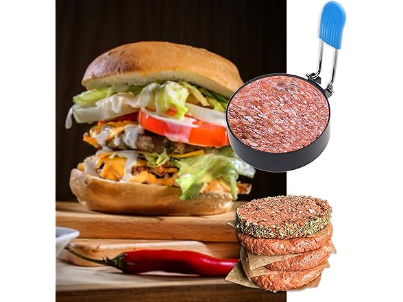 Kare & Kind Round Burger Mold Ring