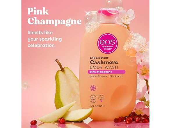 eos Cashmere Body Wash Pink Champagne