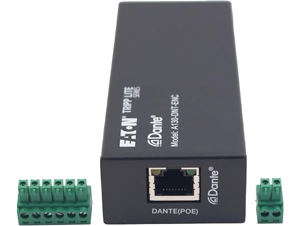 Eaton Tripp Lite Series Dante 2-Channel Analog Audio Encoder
