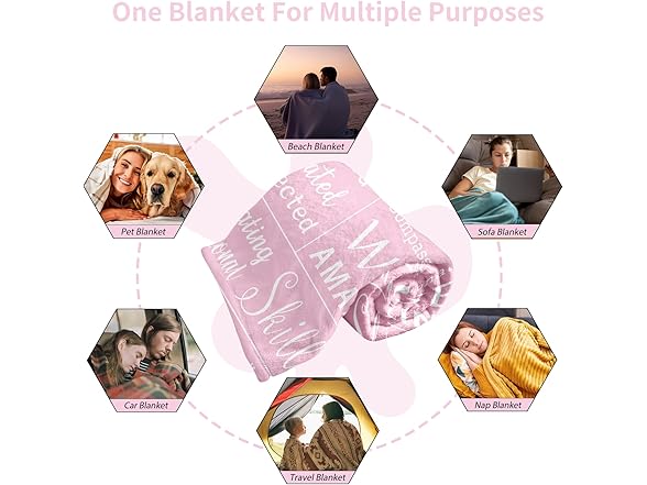 Ordfuarn Christmas Boss Lady Blanket