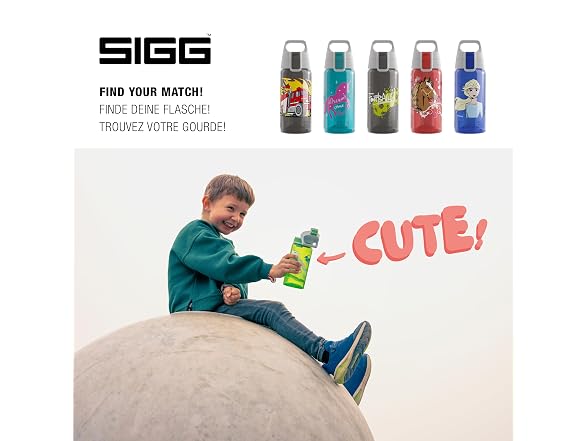 Sigg 16.9 oz Kids Viva Bottle, 12 Speed Race