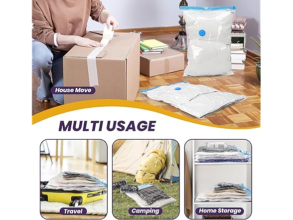 YSSOA Vacuum Storage Bags, 32Pk Combo