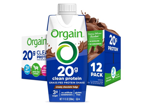 Orgain 20g Clean Grass Fed High Protein Shake