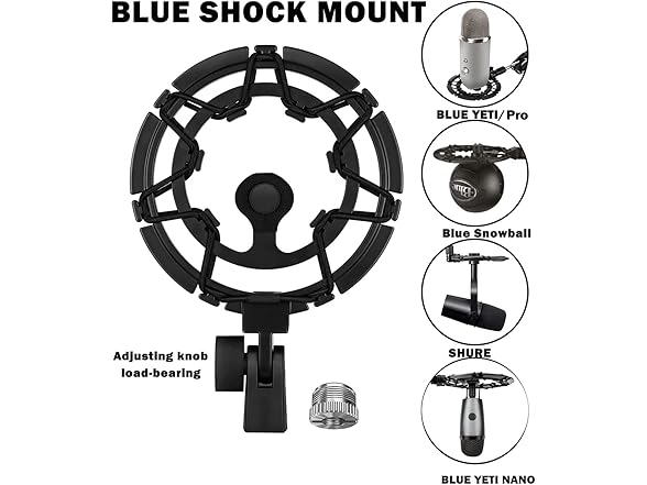 Luling Arts Boom Arm for Blue Yeti Microphones