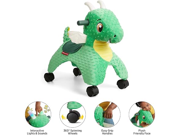 Radio Flyer Jade the Magical Touch Dragon Ride On