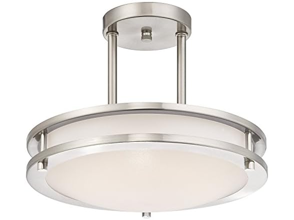 Light Blue USA Semi Flush Mount Ceiling Fixture