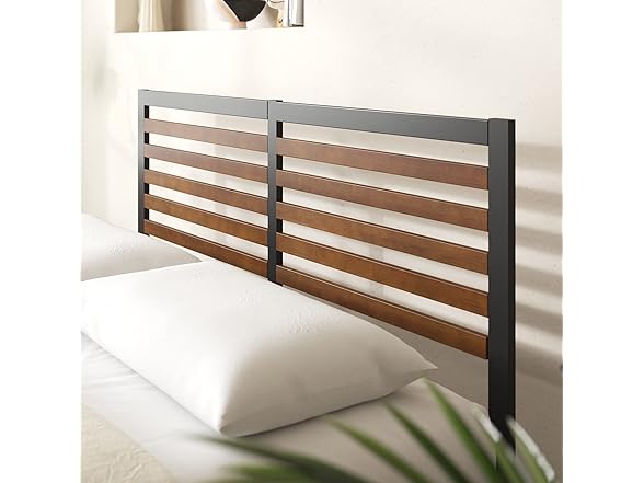 Zinus Kai Bamboo Platform Bed King