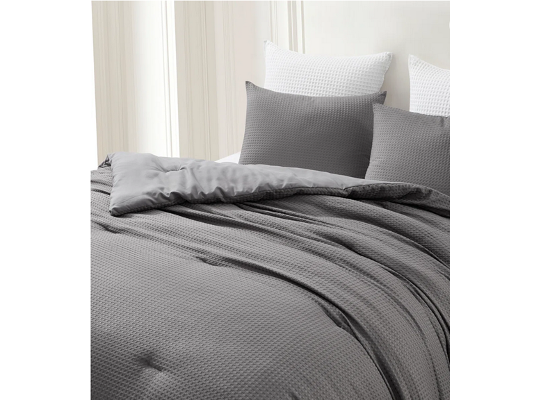 Kathy Ireland 2449 King Kathy Ireland 3 Pc Waffle Comforter 