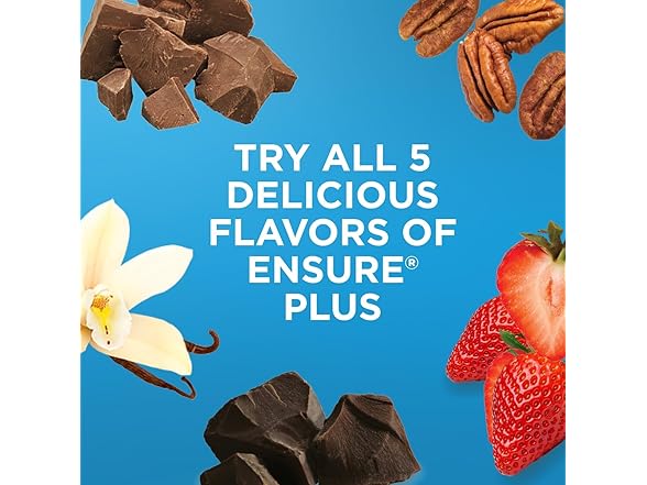 6PK Ensure Plus Strawberry Nutrition Shake