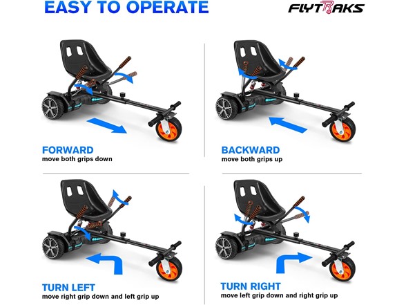 K2 Self-Balancing Scooter Go Kart Attachment