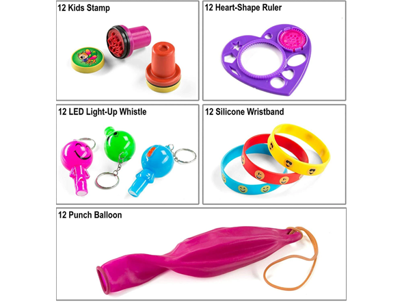 60-Pc Kids Party Goody Bag Set