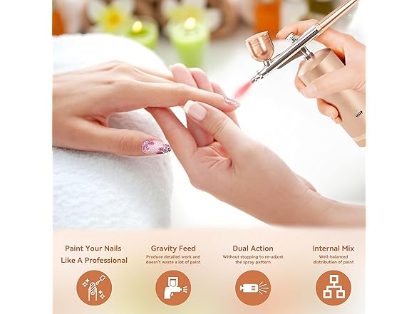 GEDSTMDRK Airbrush Kit With Compressor